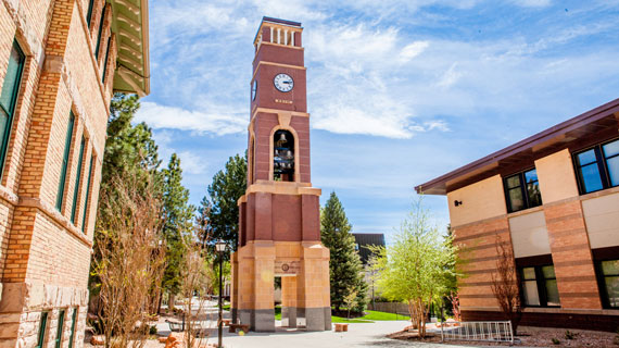 bell tower on campus