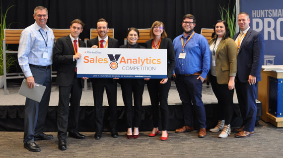SUU student team at 2021 MarketStar Sales and Analytics Champion Competition