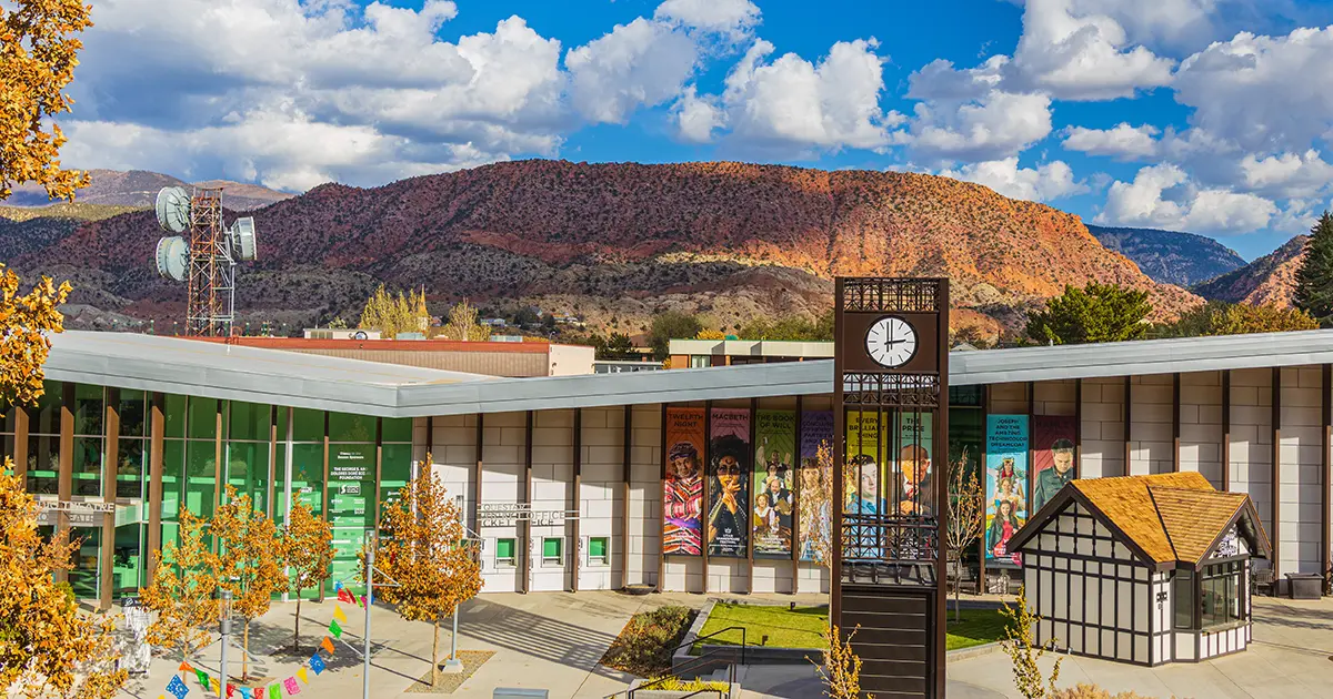 Bird's-eye-view of Utah Shakespeare Festival Buildings
