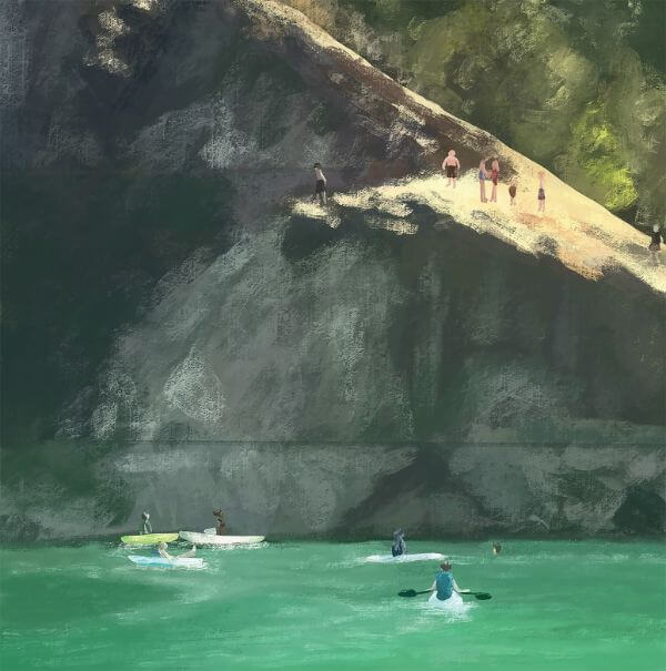 The Cliff by Morgan Jensen