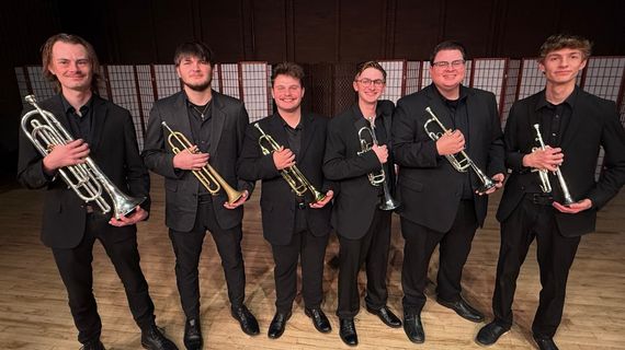 Photo of the six students headed to the NTC quarterfinals: Kobi Brittenham, Landon Fowles, Kail Limb, Alex Eckley, Kyle Ohm, and Noah Smith.