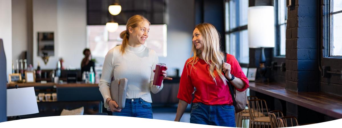 SUU students walking on campus