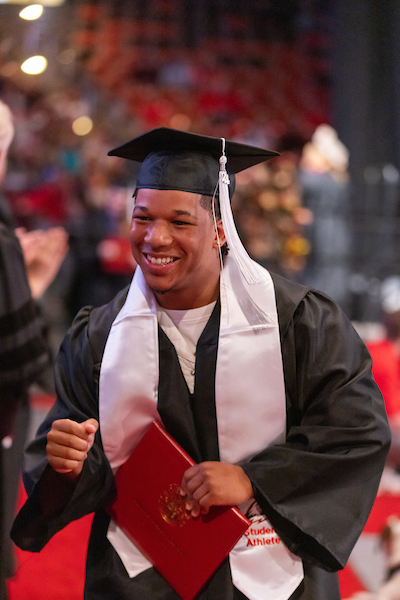 SUU student at graduation