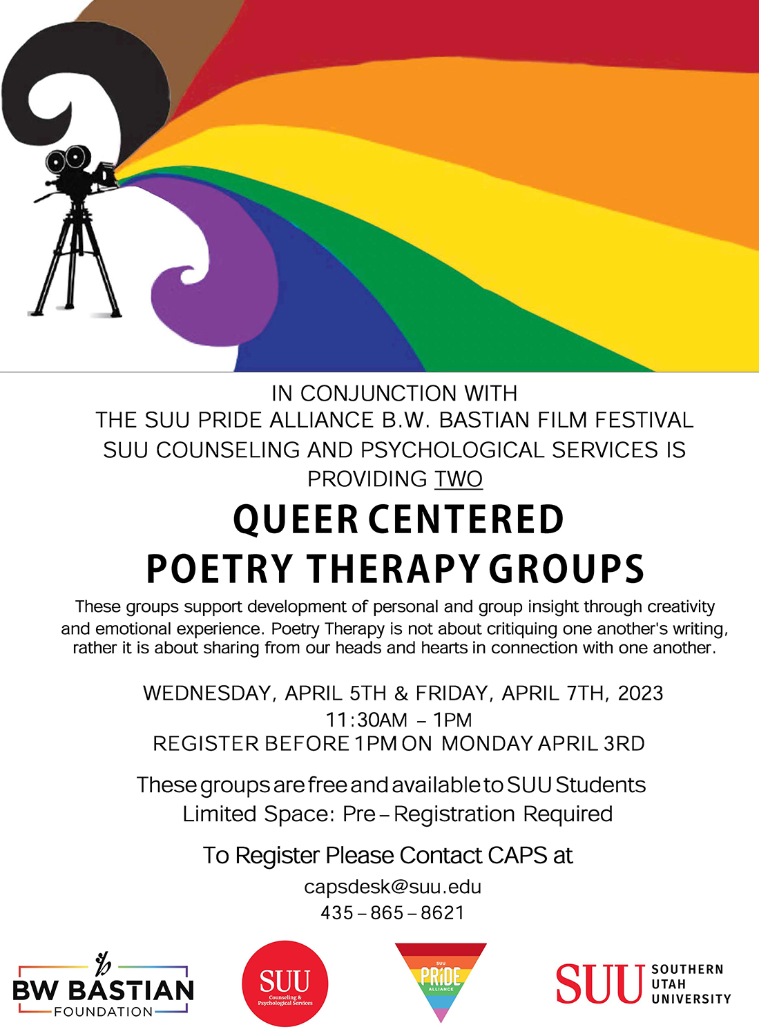 poetry therapy groups schedule