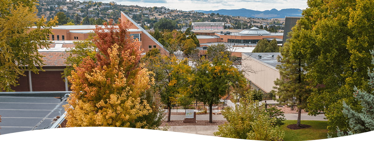 View of Southern Utah University campus
