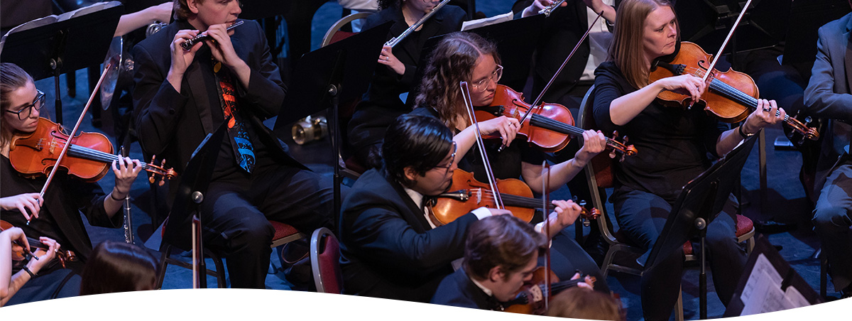 Photo of the Symphony Orchestra.