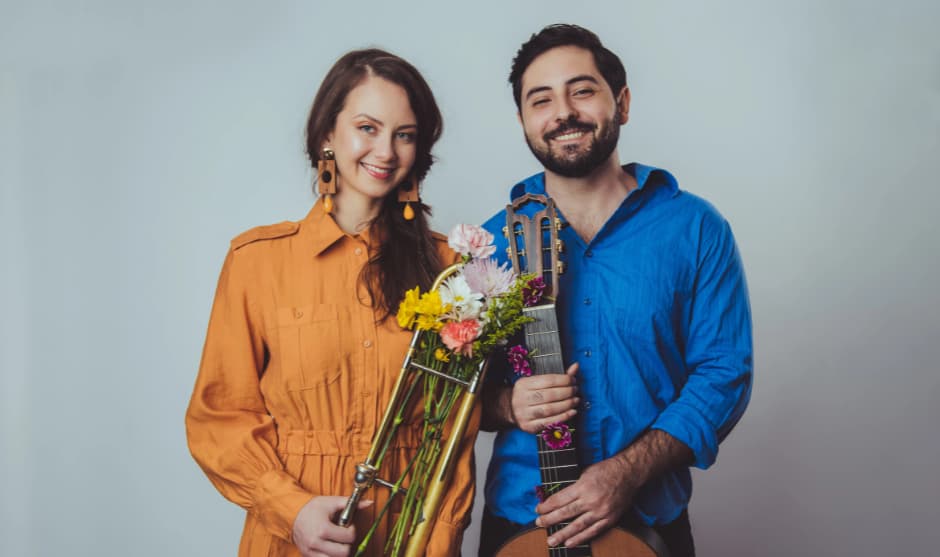 Photo of Natalie Cressman and Ian Faquini.