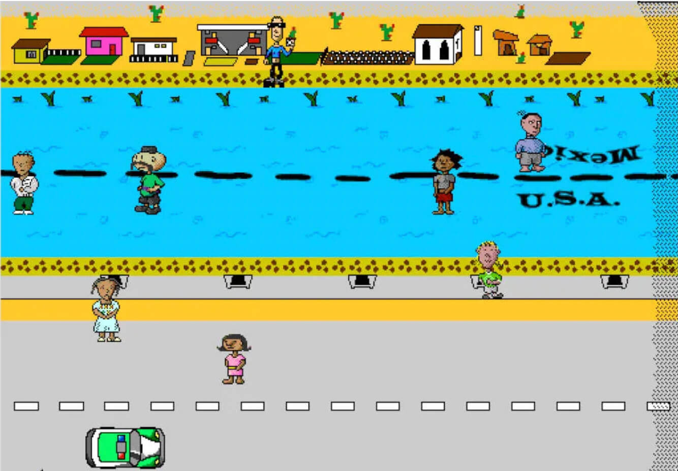 Screenshot of "Crosser" by Rafael Fajardo