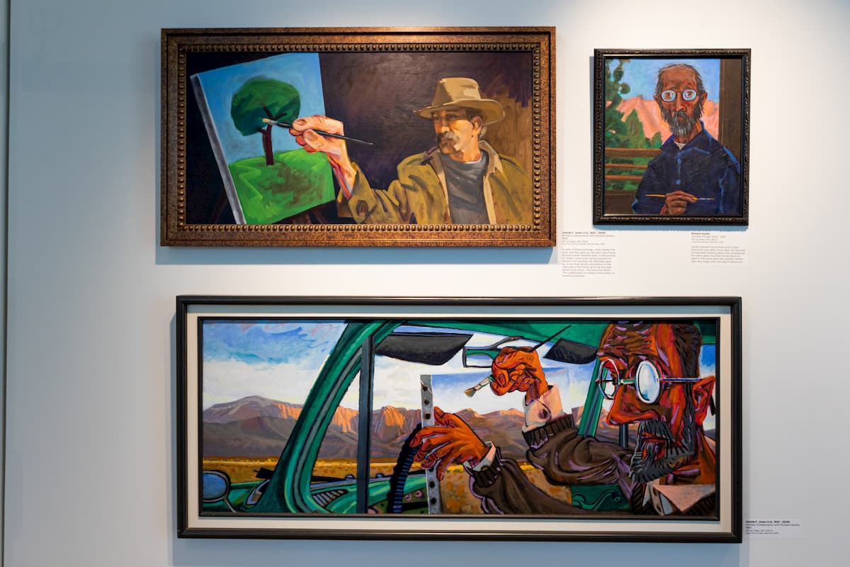 Richard, Untitled (Purple Shirt Portrait), and Untitled (Collaboration with Richard Hardin) 22