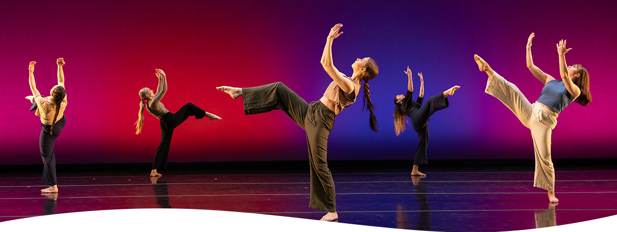 Photo from the 2023 Student Dance Concert.