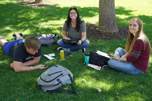 Group of SUU Student studying together