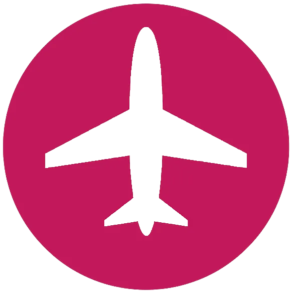 Magenta Plane Icon