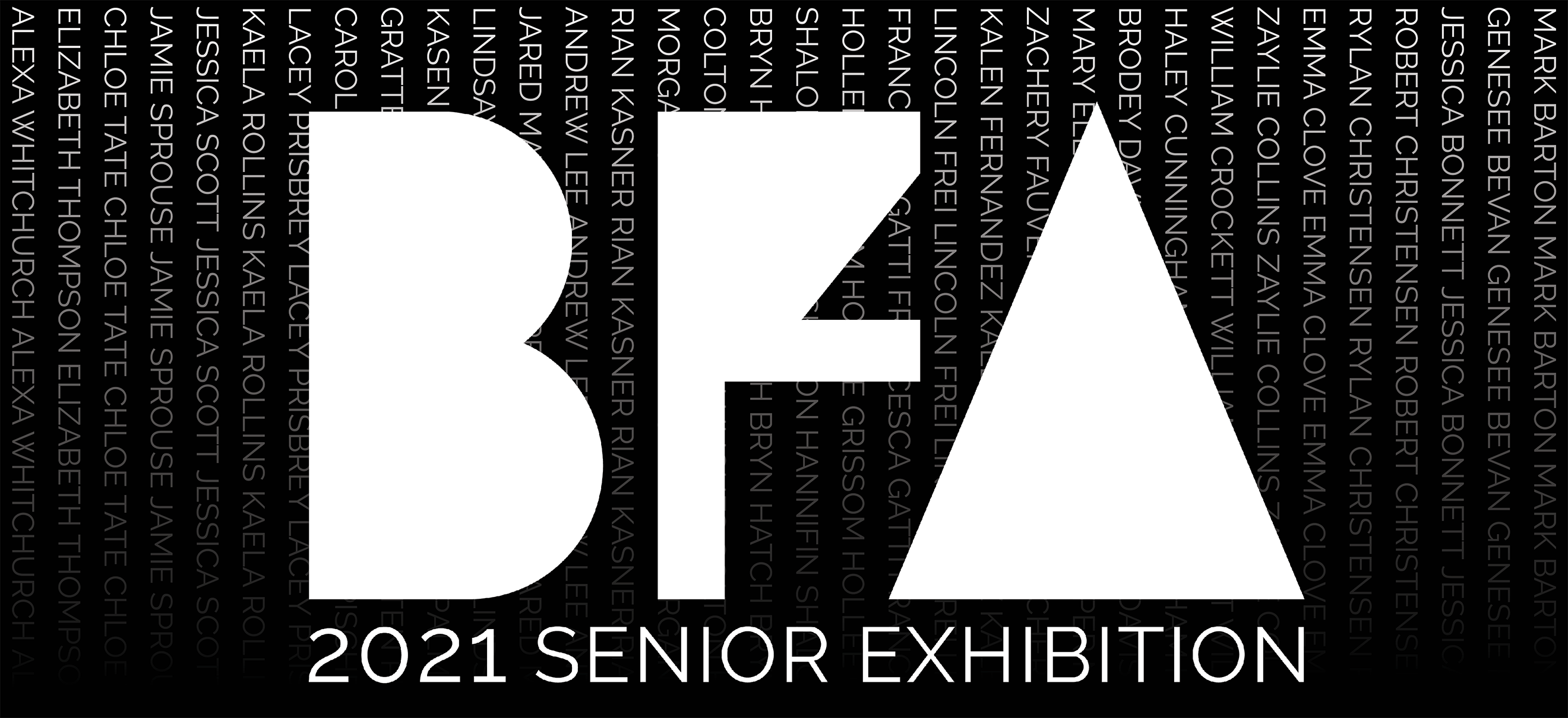 2021 BFA Exhibition Graphic