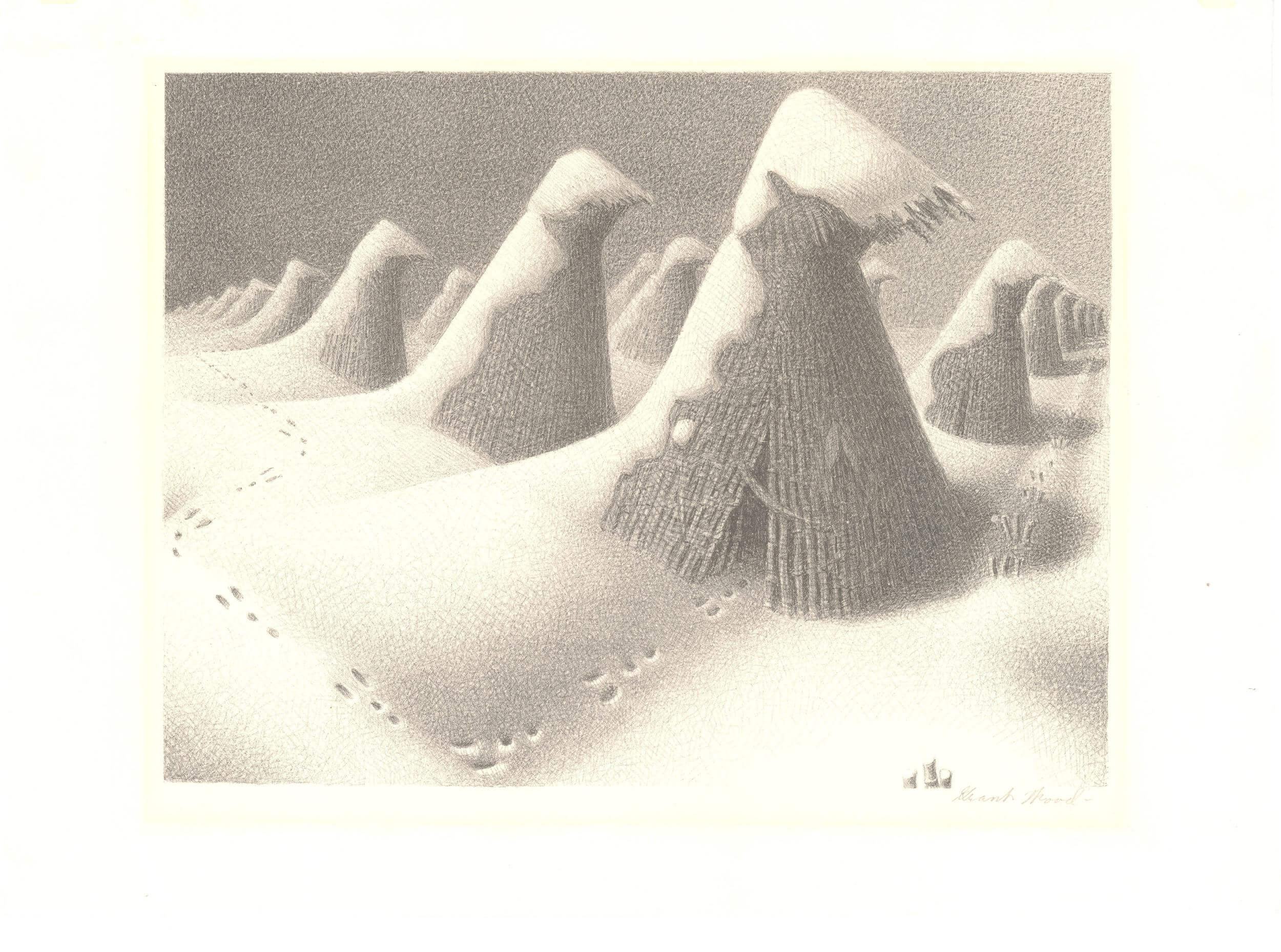 January by Grant Wood