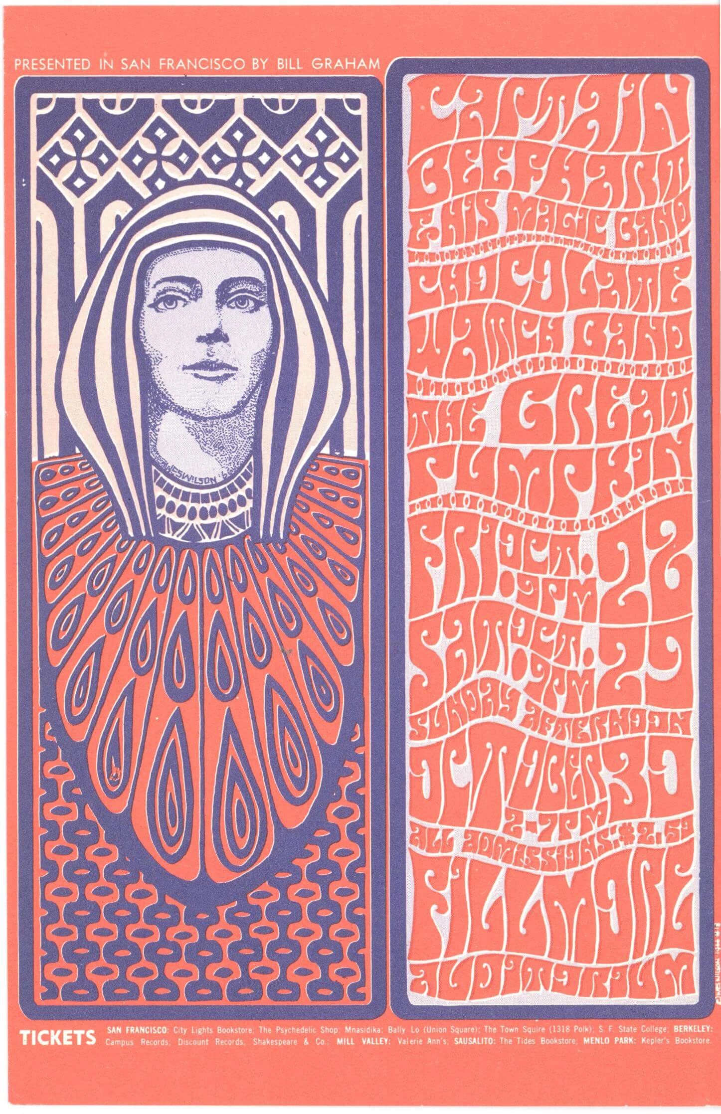 Bill Graham Presents #34 by Wes Wilson