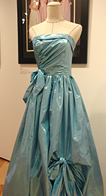 A blue Casadei dress