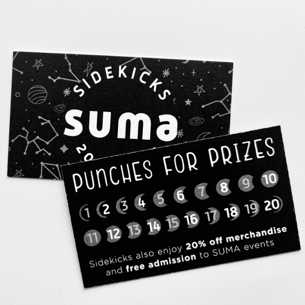 SUMA Sidekick punch card