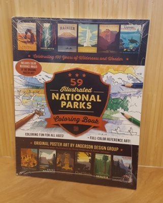 National Parks coloring books