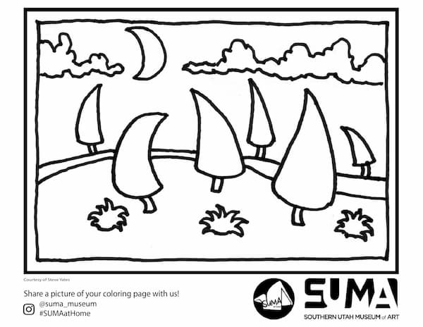 Gathering Coloring Page