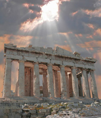 The Parthenon on the Acropolis of Athens